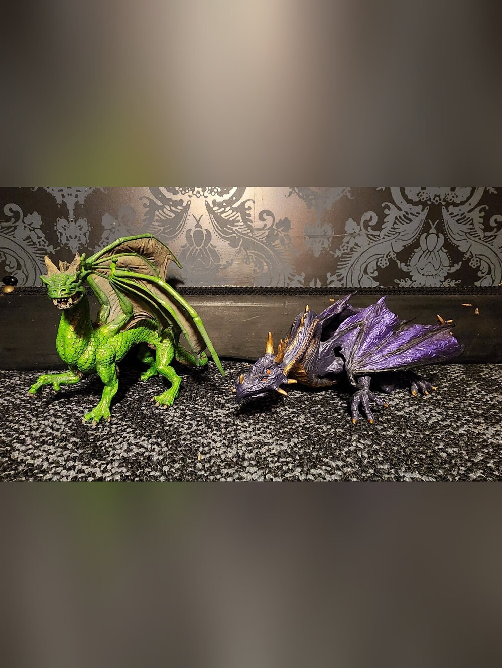 Safari LTD. Midnight Moon Dragon / Forest Dragon Lot